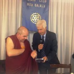 Il Presidente ed il Monaco Raffaele Longo