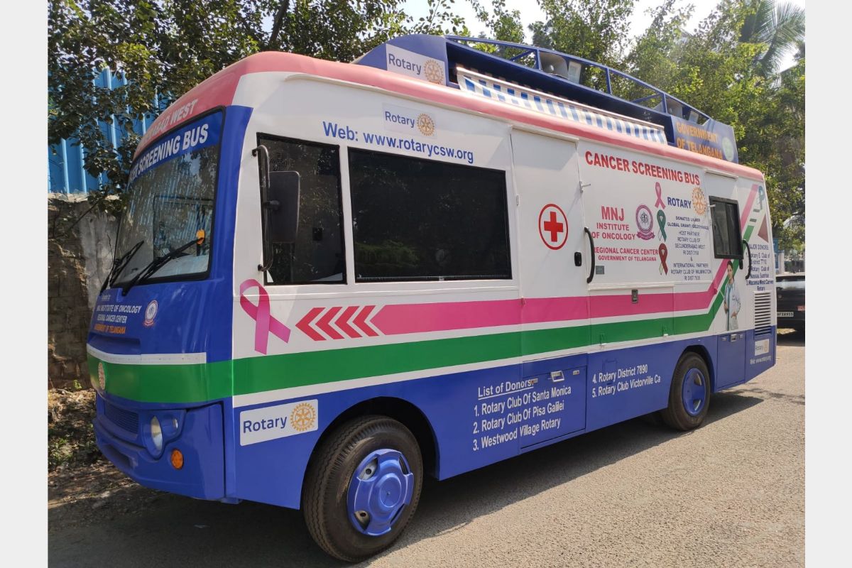mobile cancer screening bus